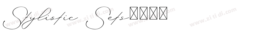 Stylistic Sets字体转换